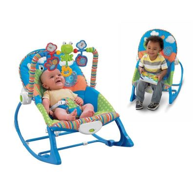 silla mecedora rocker azul (1)